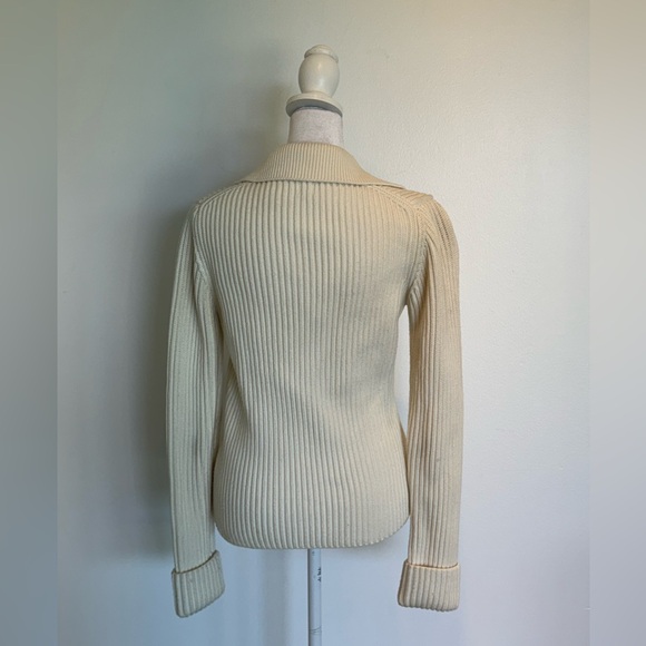 HR White Button Up Cardigan - Size Small - Picture 3 of 8